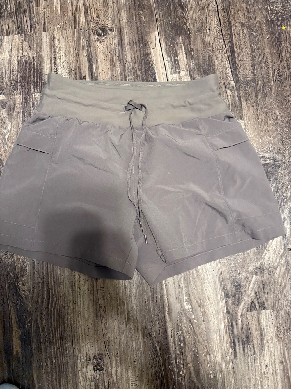 Women’s slate Drawstring Waist Active Shorts